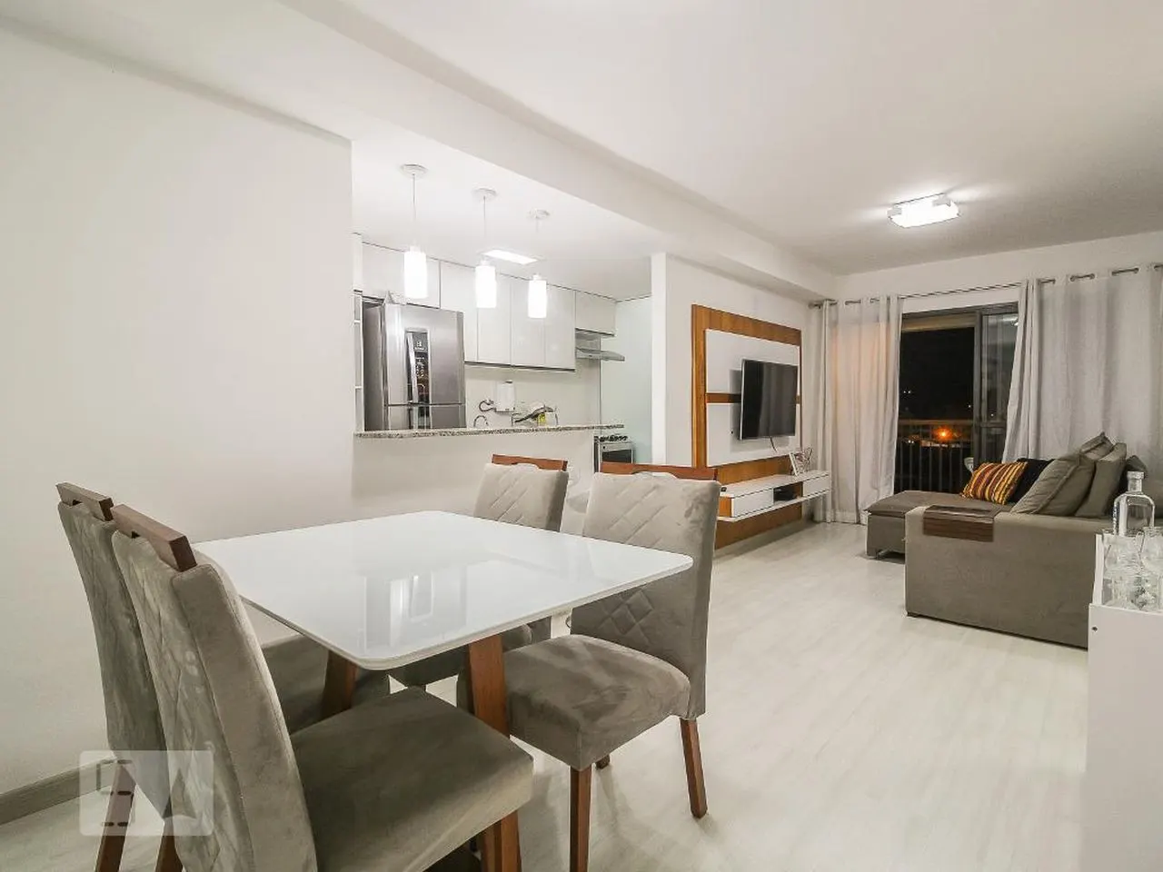 Apartamento no Mio Residencial: sala integrada