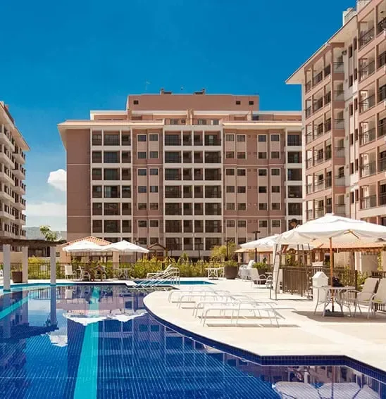 Fachada do Mio Residencial, na Taquara