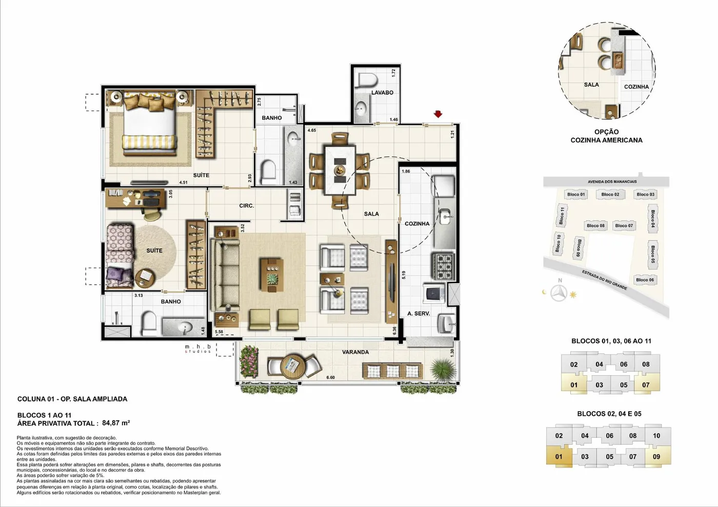 Planta do Mio Residencial