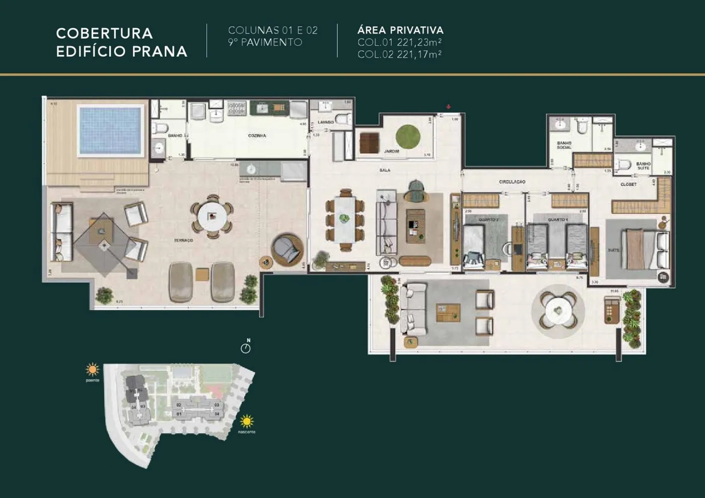 Planta do Mudra Full Living