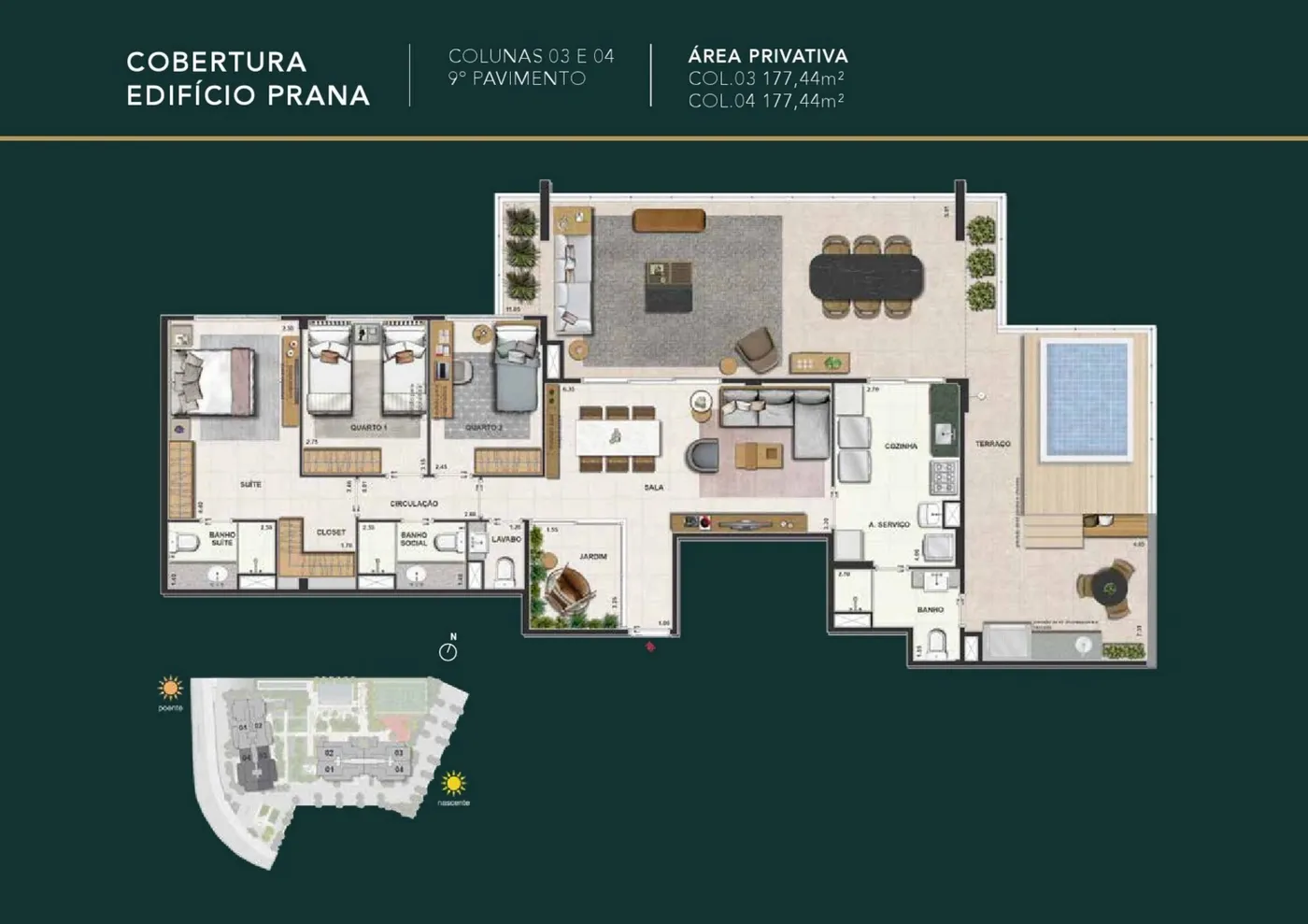 Planta do Mudra Full Living