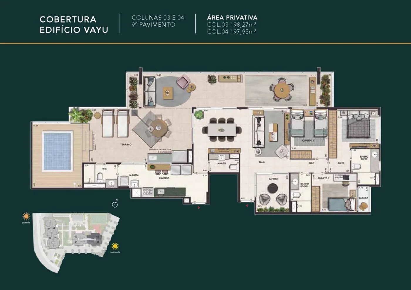 Planta do Mudra Full Living