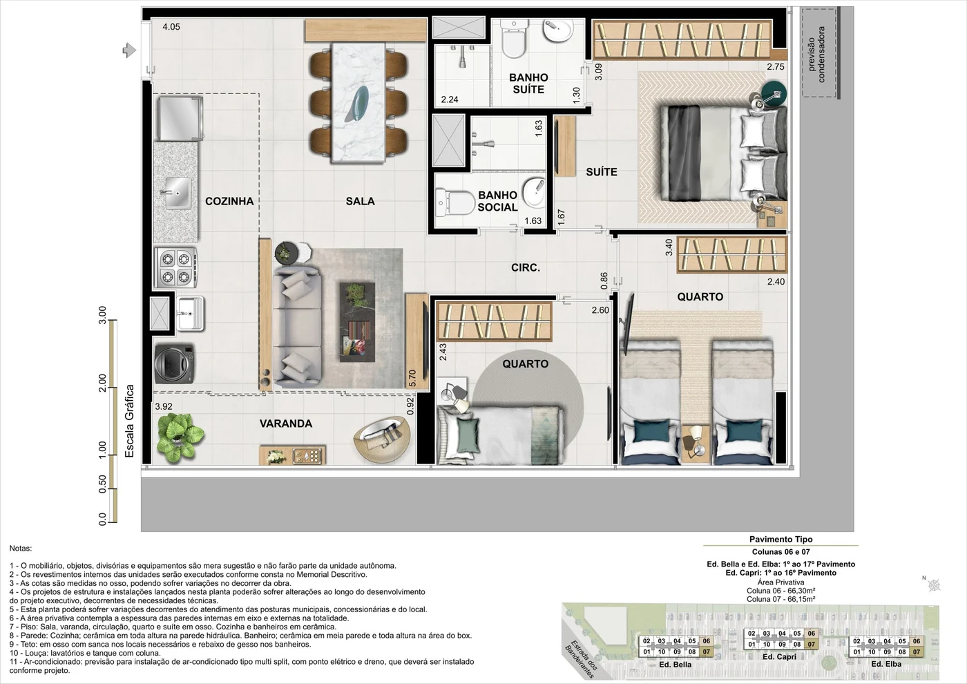 Planta colunas 6 e 7 do Murano