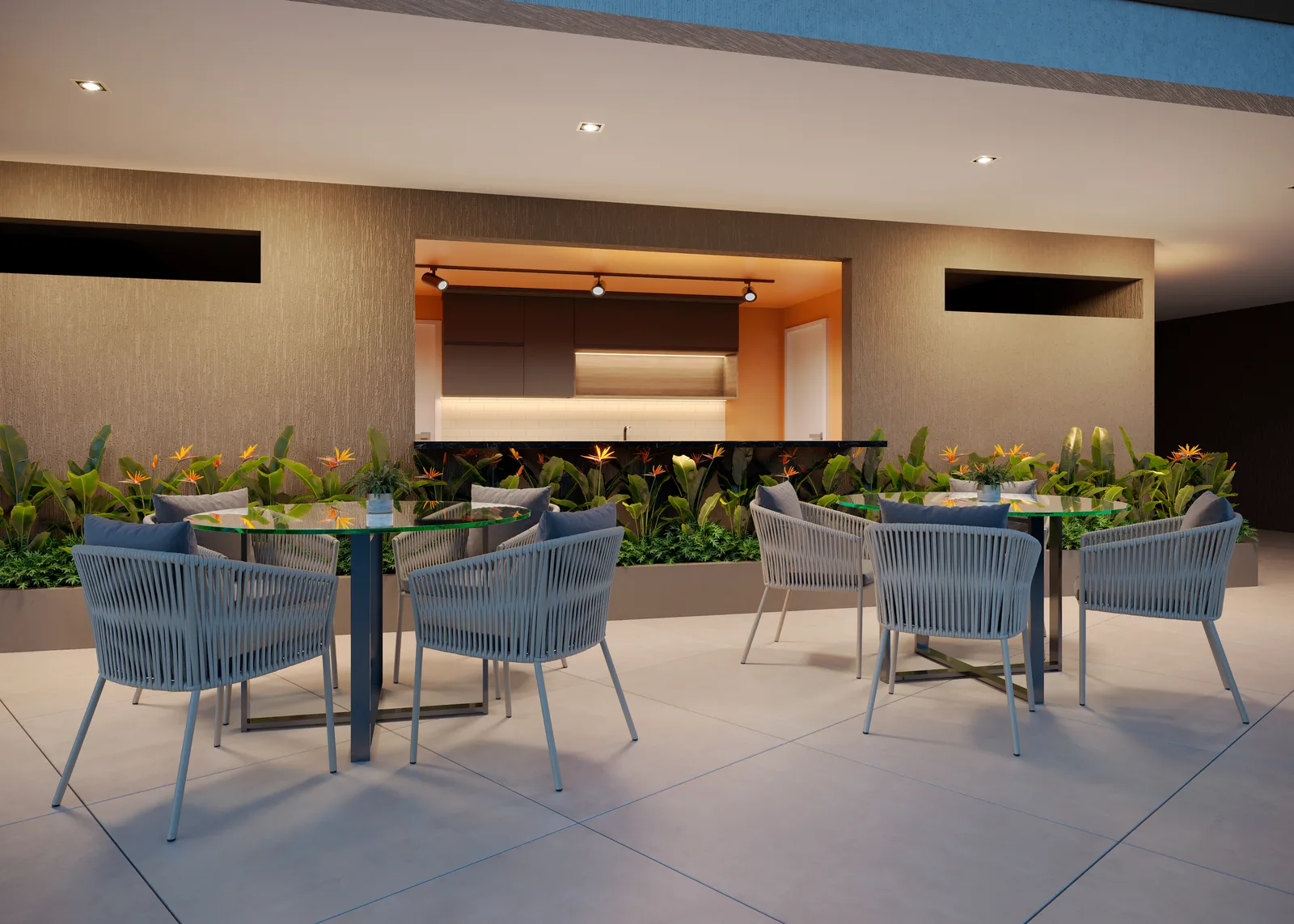 Bar da piscina CTV Nobel Residencial