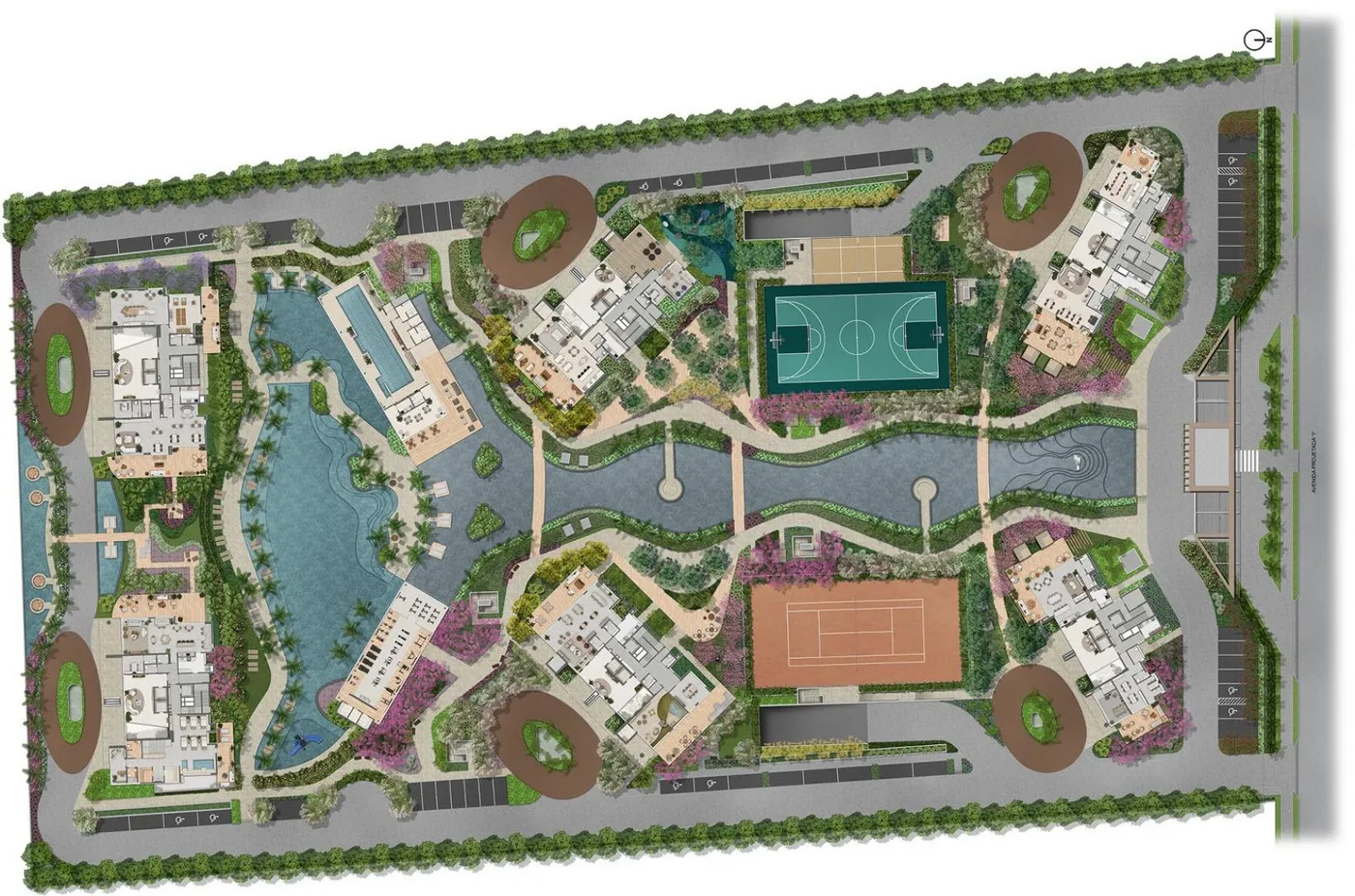 Planta do Oceana Golf