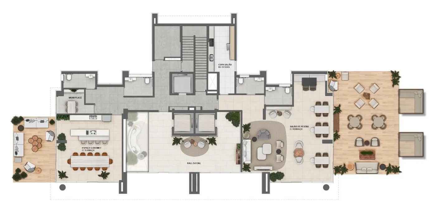 Planta do Oceana Golf