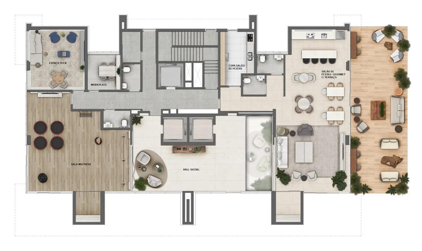 Planta do Oceana Golf