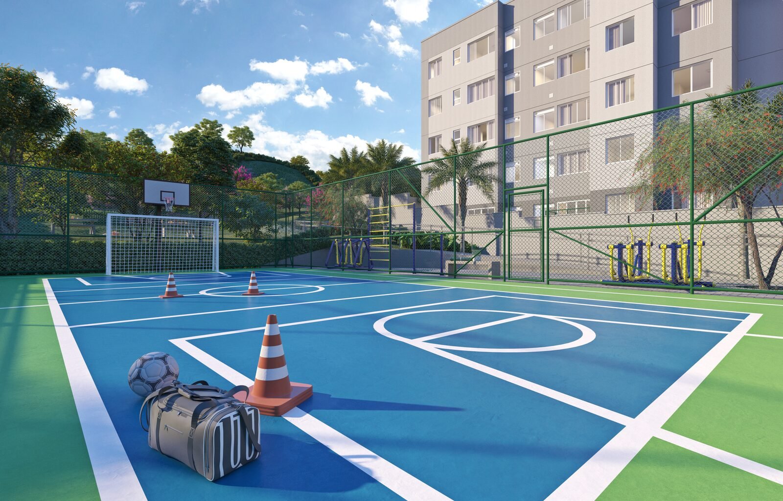 Quadra de esportes do Olinda Elis