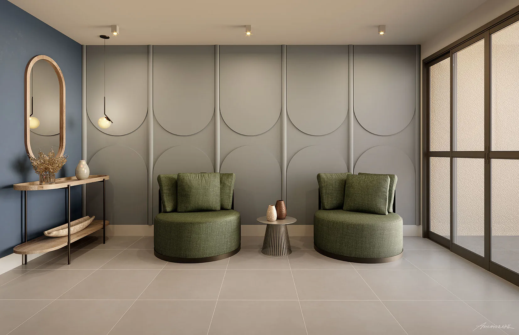 Hall de acesso - Origem Porto Imperial Riva no Porto Maravilha