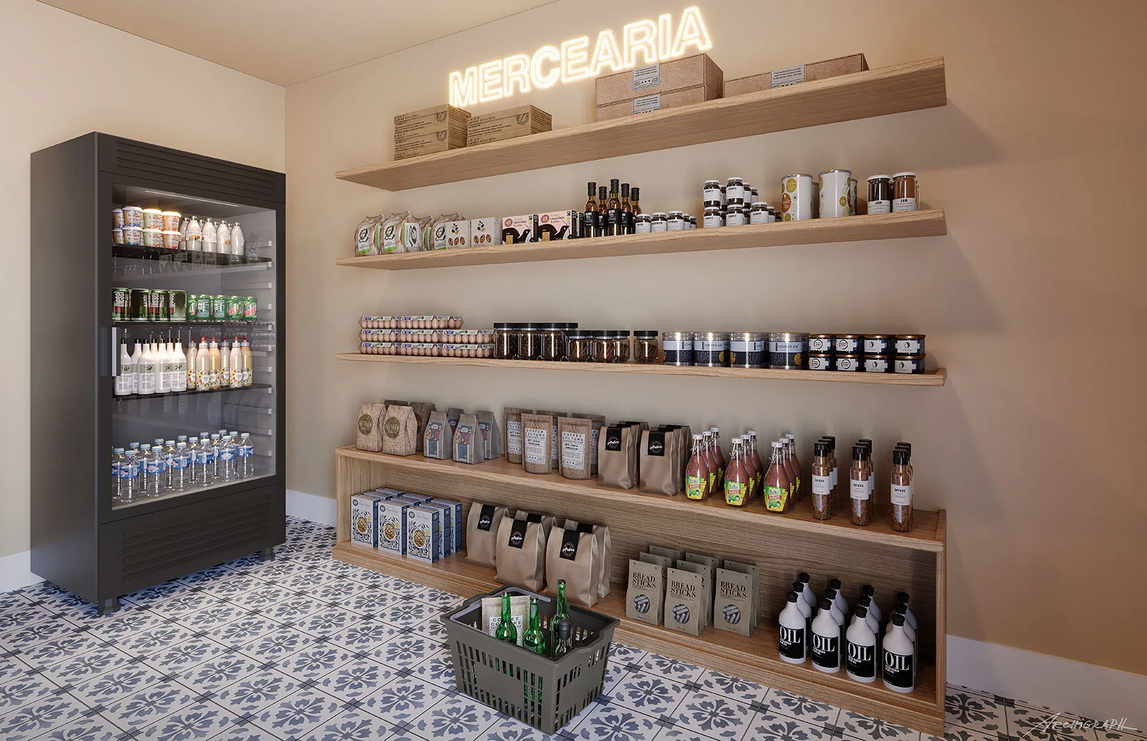 Mini mercado - Origem Porto Imperial Riva no Porto Maravilha