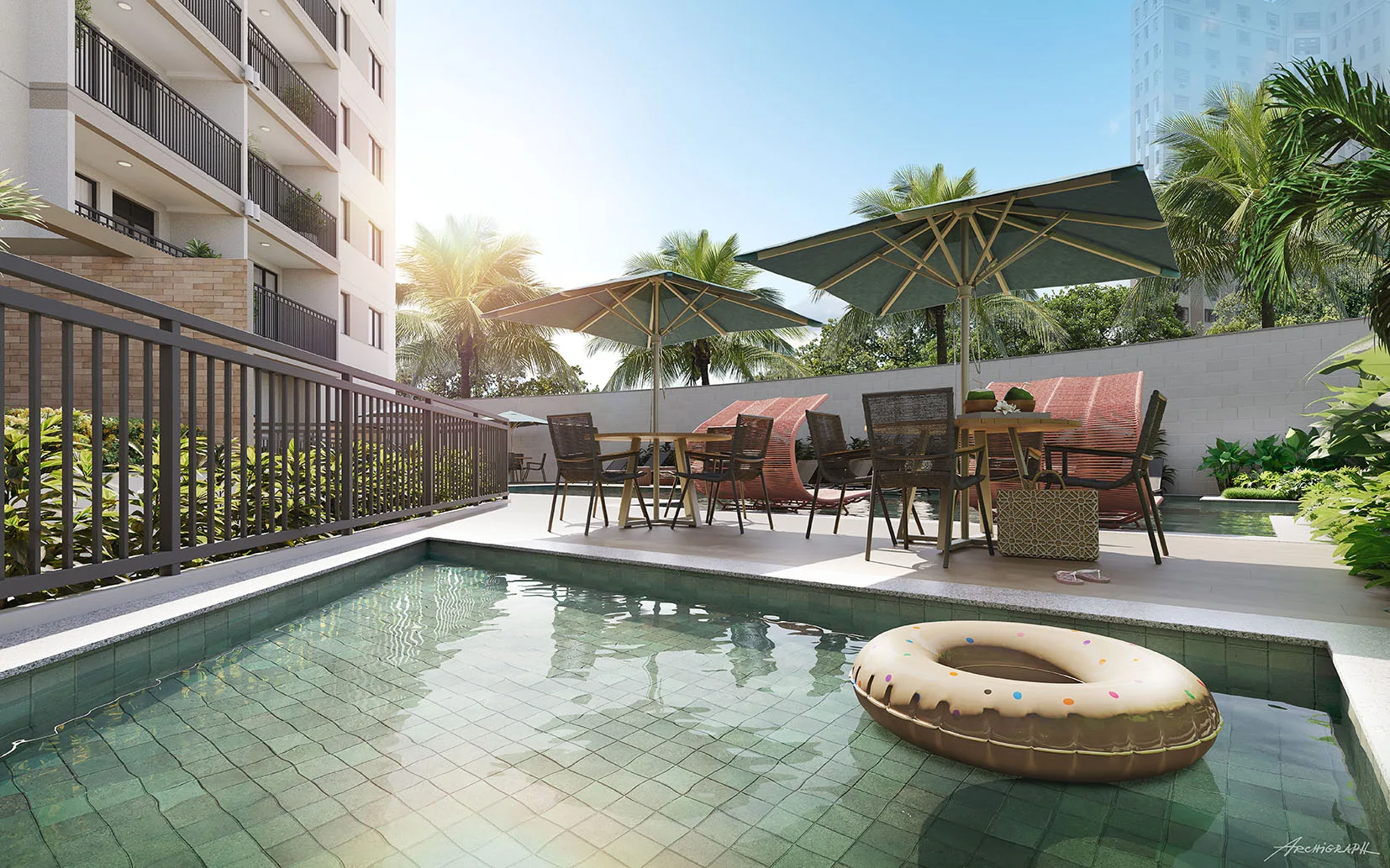 Piscina infantil - Origem Porto Imperial Riva no Porto Maravilha