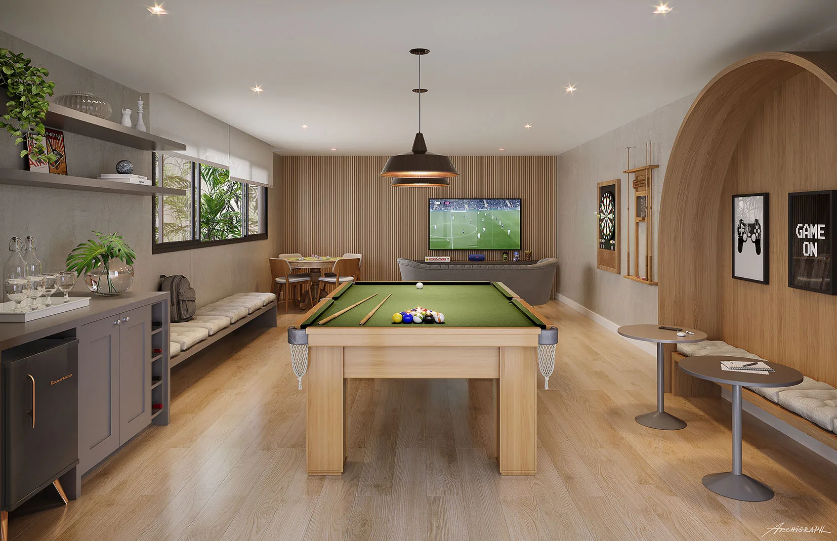 Salao de jogos - Origem Porto Imperial Riva no Porto Maravilha