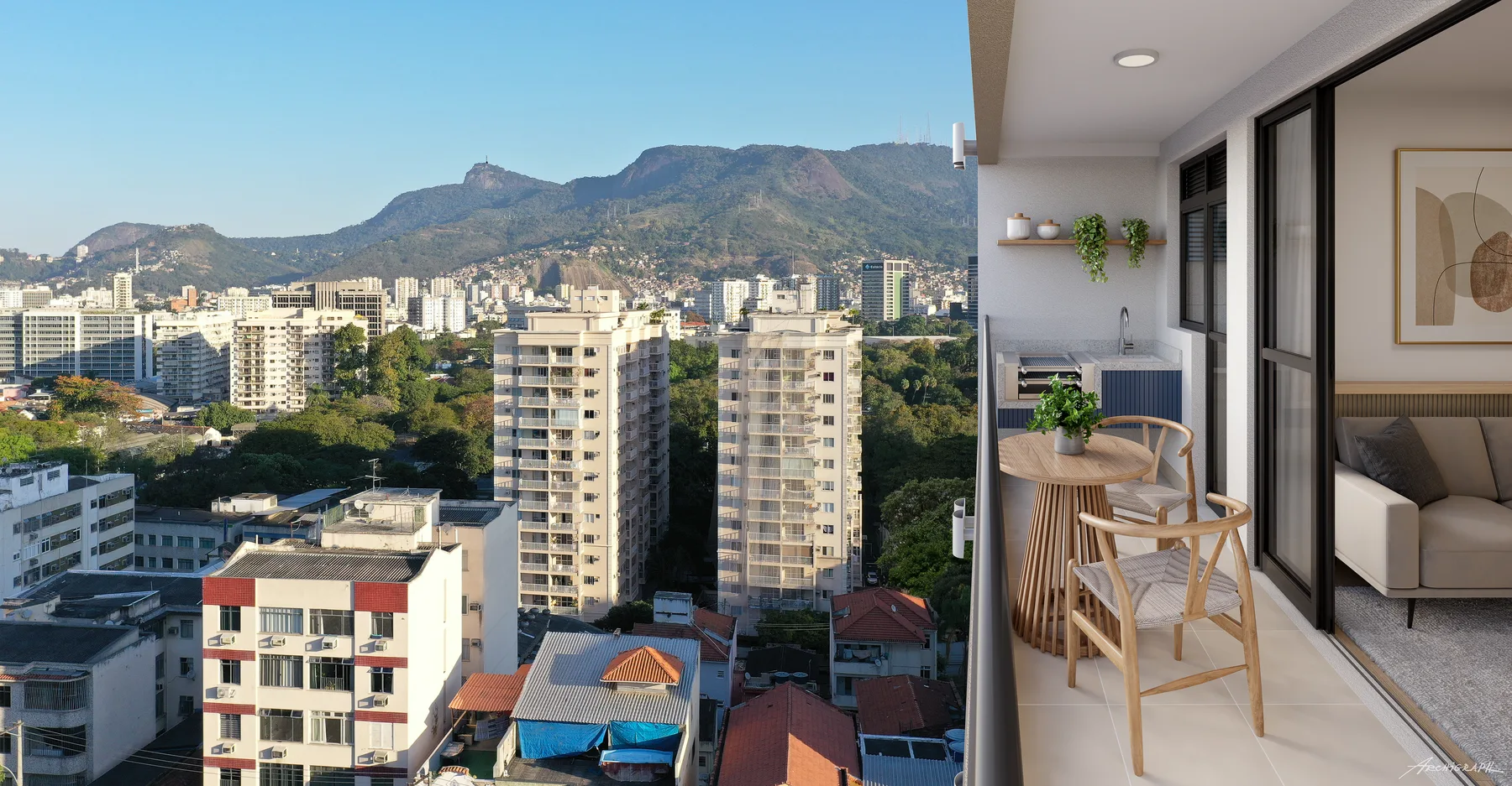 Varanda com vista - Origem Porto Imperial Riva no Porto Maravilha