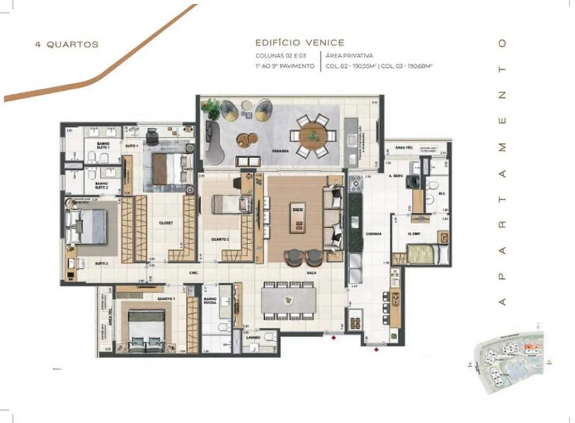 Planta do Orygem Acqua Home