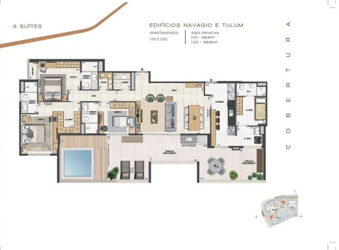 Planta do Orygem Acqua Home