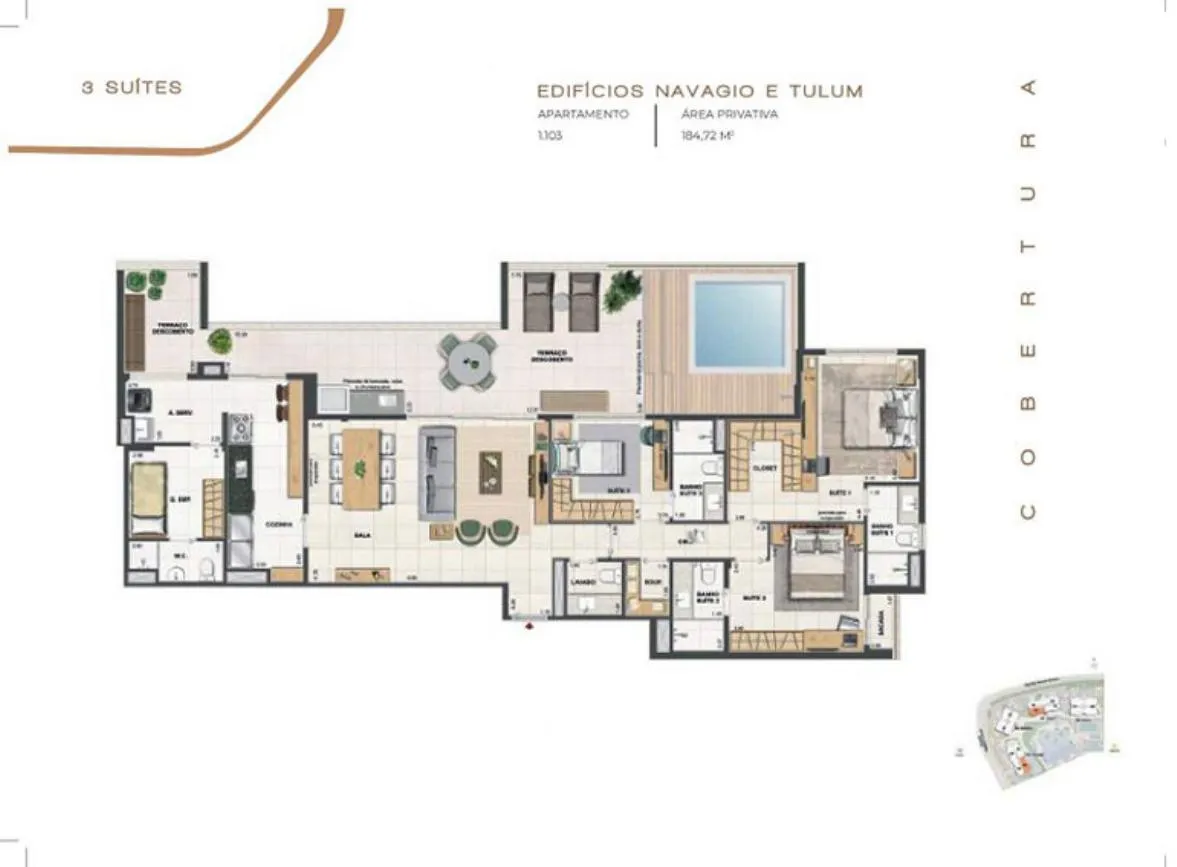 Planta do Orygem Acqua Home