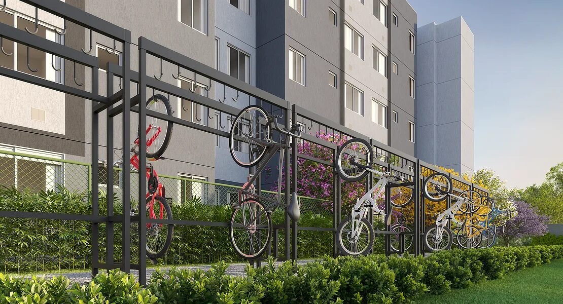 Bicicletário do Parque Hortênsia