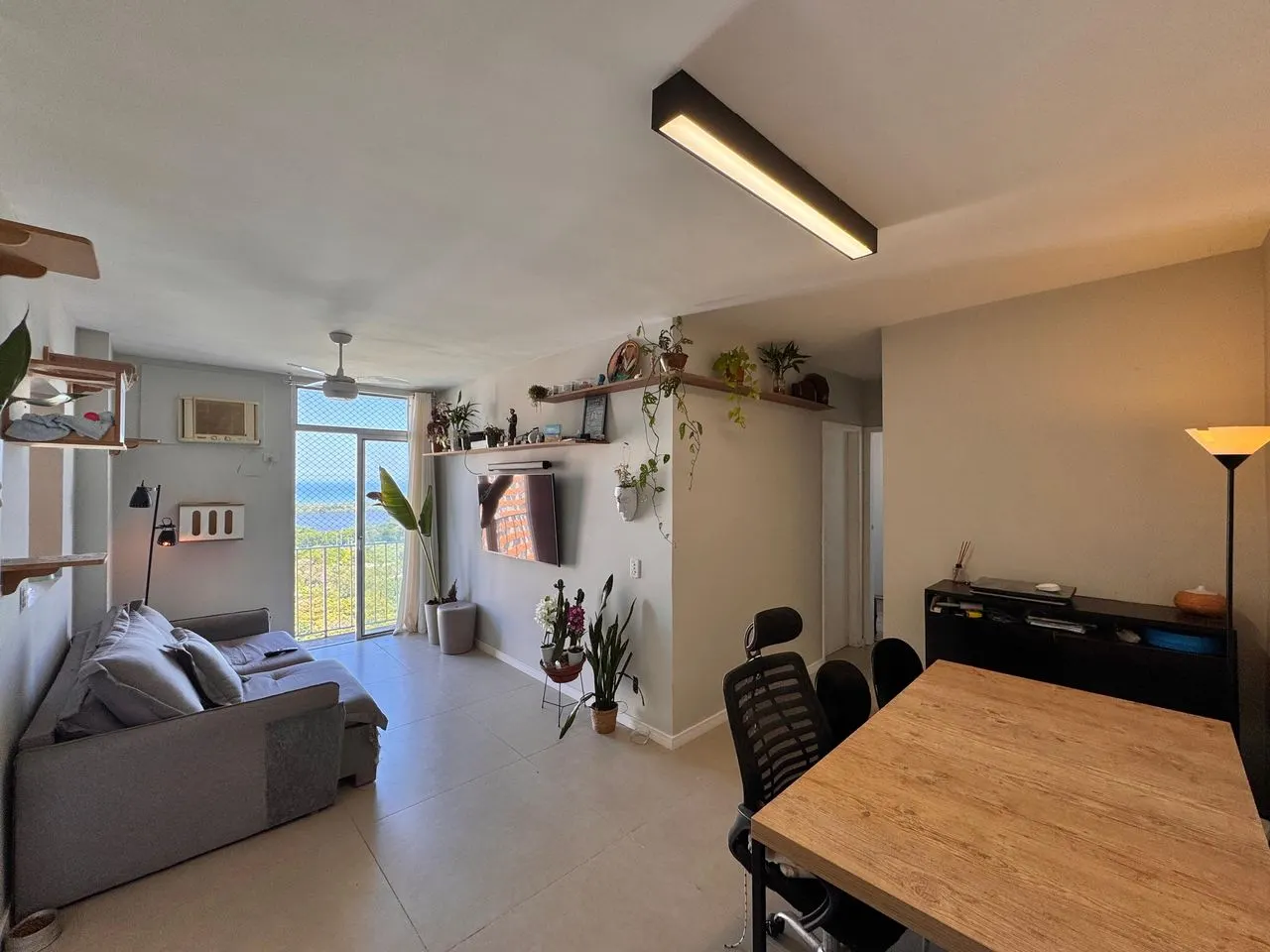2 quartos, unidade de 58 m² do Pontões
