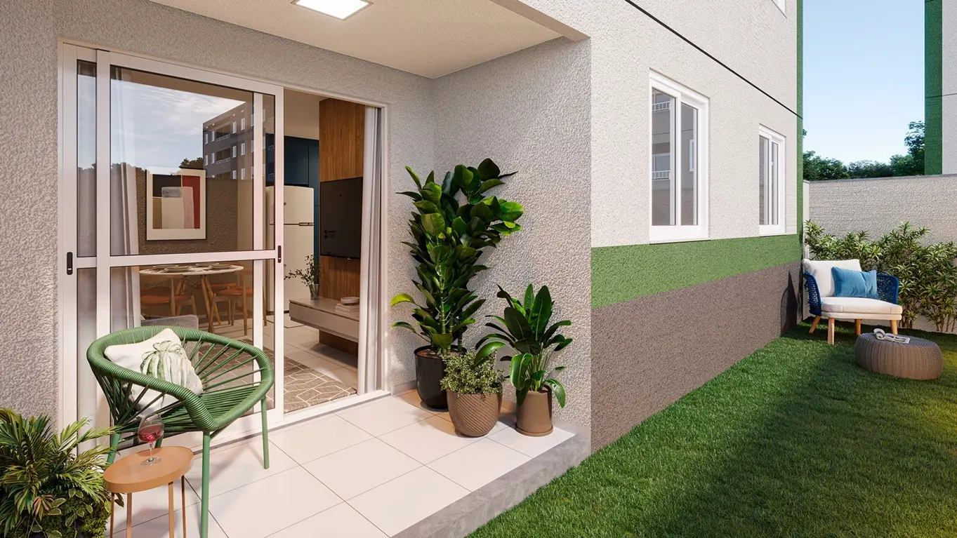 Area garden do Residencial Balsamo