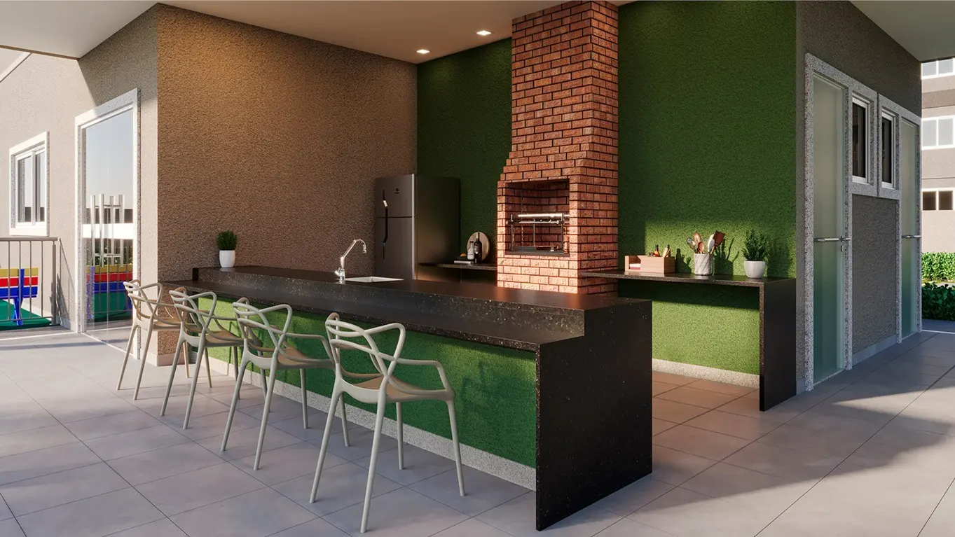 Espaco gourmet do Residencial Balsamo