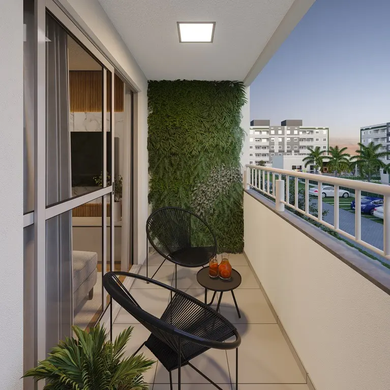 Varanda do Residencial Balsamo