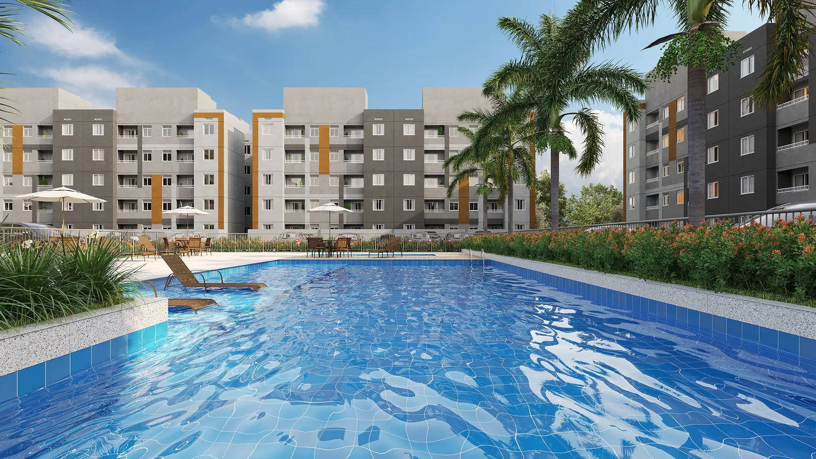 Piscina do Residencial Ipe Amarelo