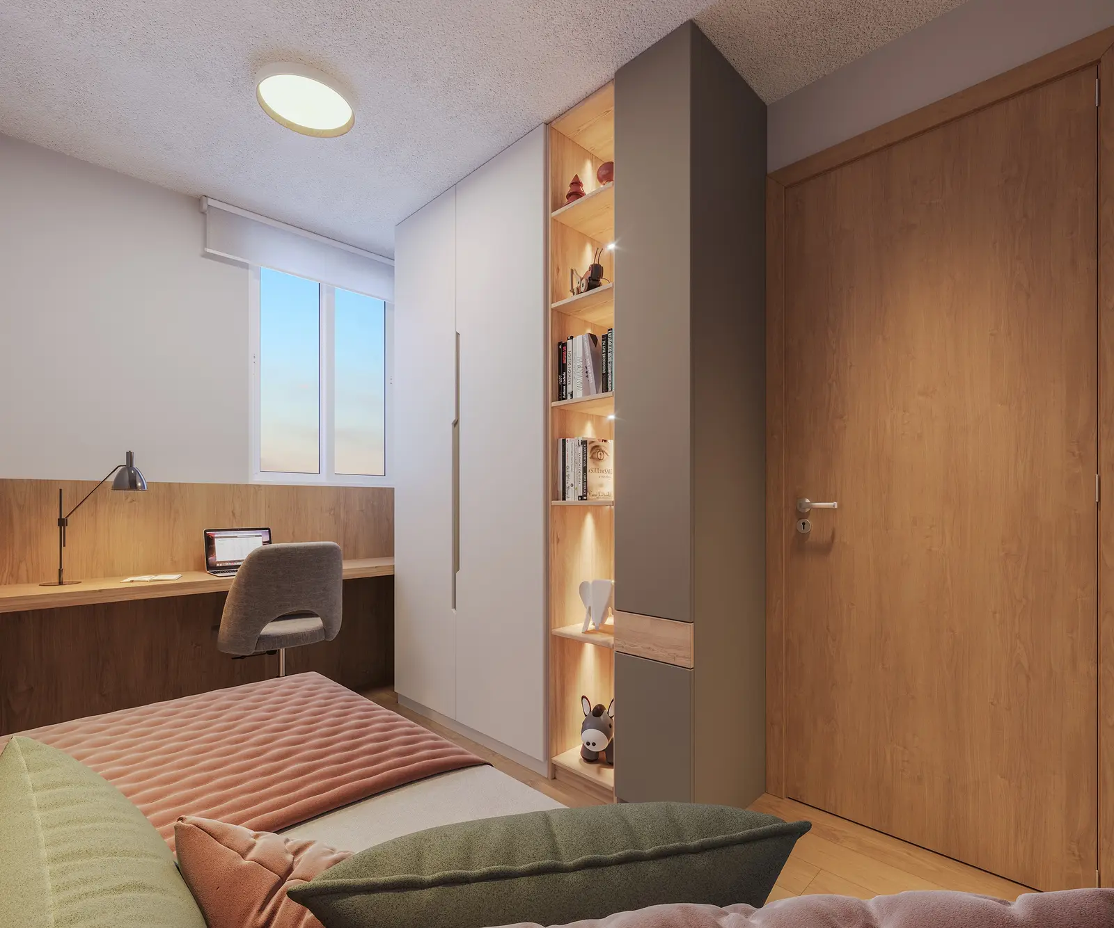 Quarto menor do Residencial Ipe Amarelo