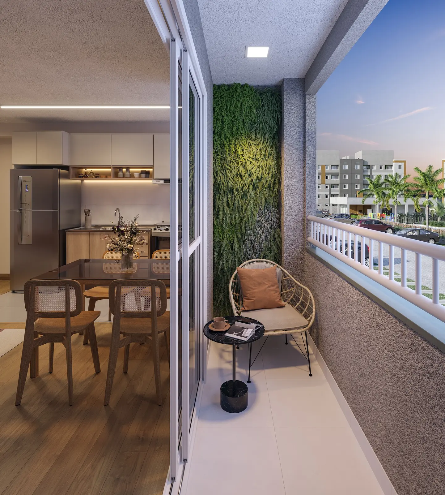 Varanda do Residencial Ipe Amarelo