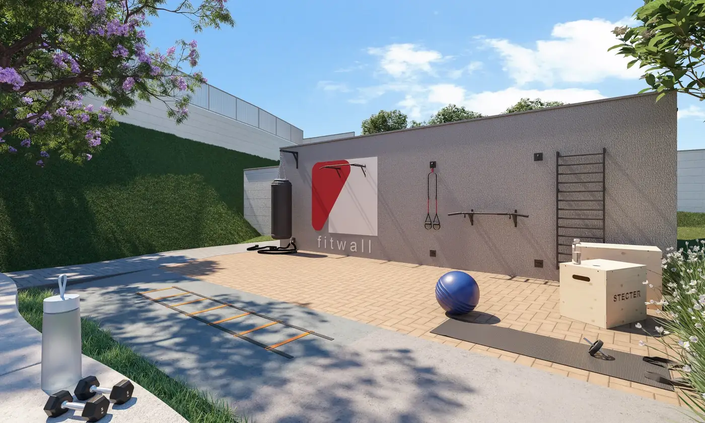 Fitness externo do Residencial Laranjeiras