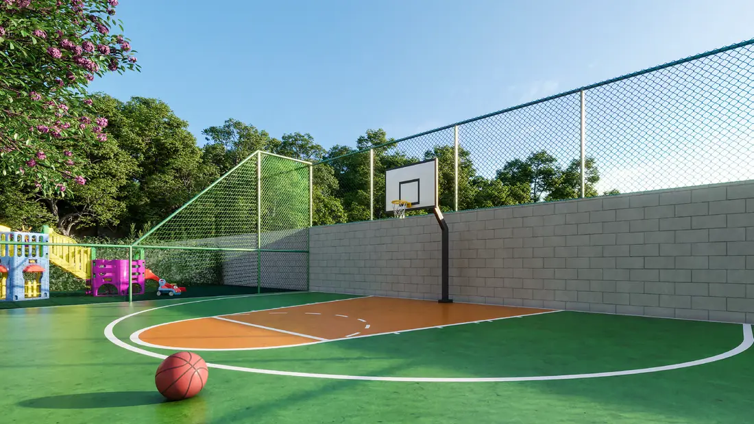 Quadra de basquete do Residencial Mar de Trindade