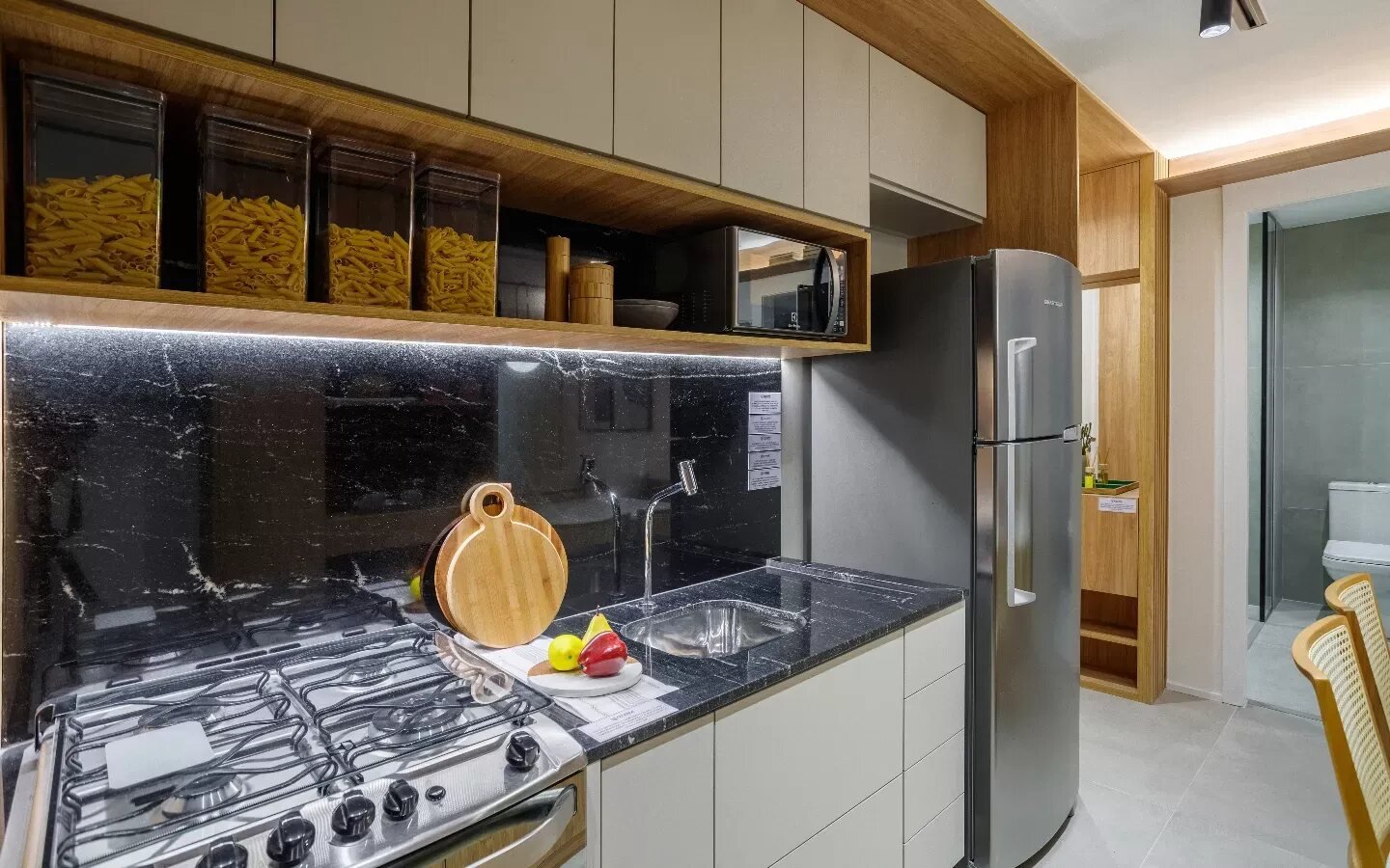 Cozinha decorada