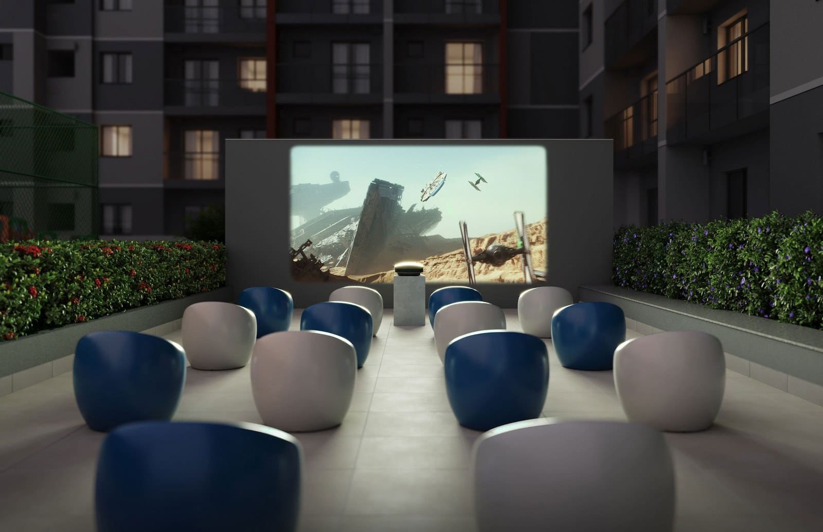 Cinema ao ar livre do Rio Energy