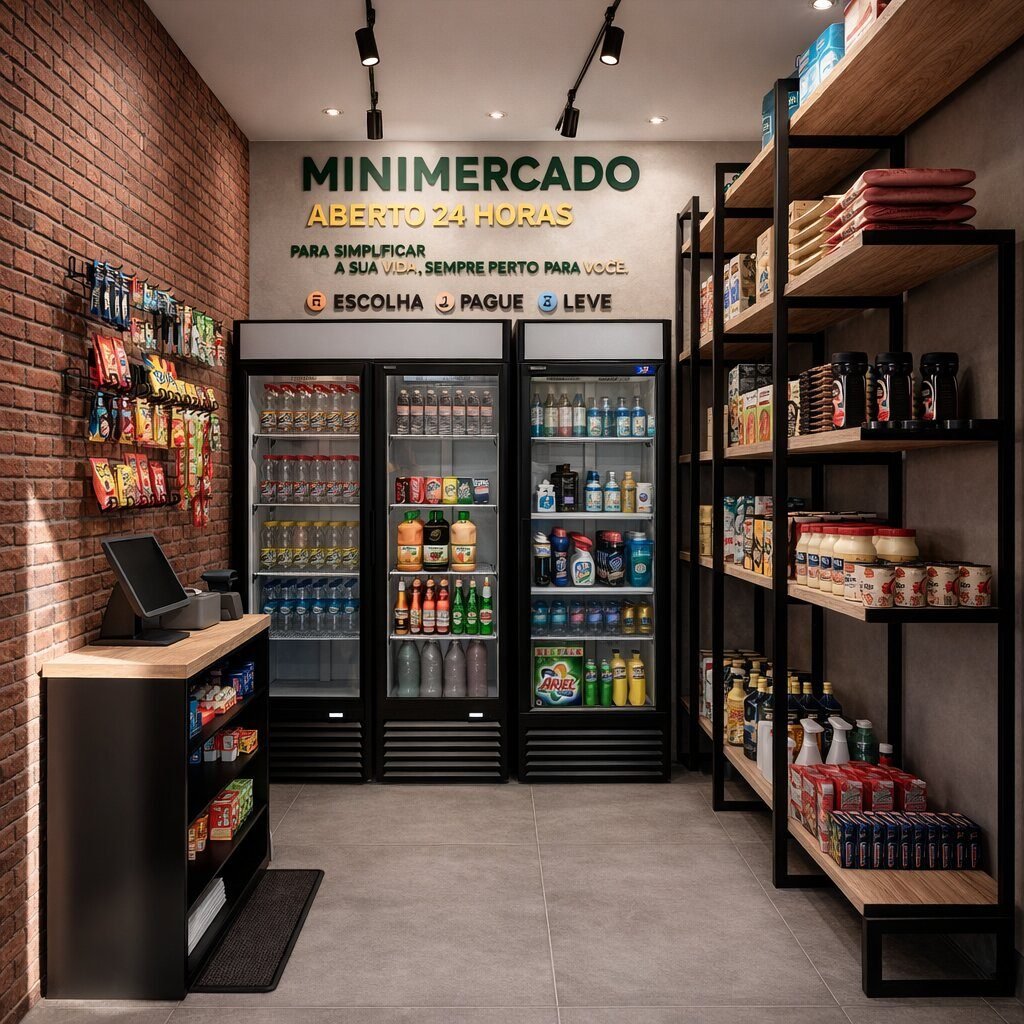 Minimercado do condomínio