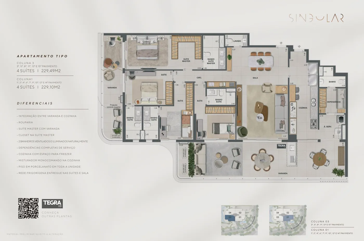Planta do SINGULAR PRIVATE RESIDENCE