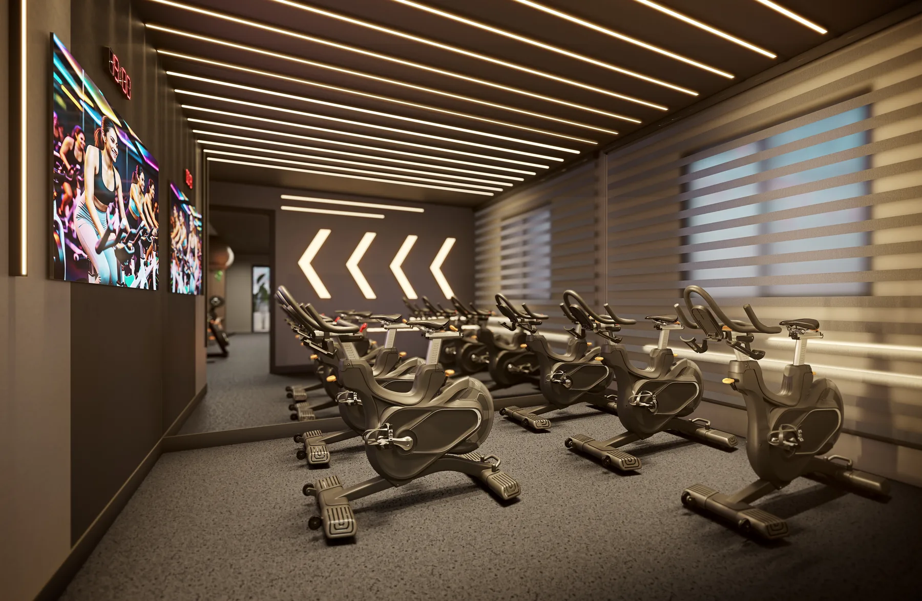 Bike indoor do Sky Mário Guimarães em Nova Iguaçu