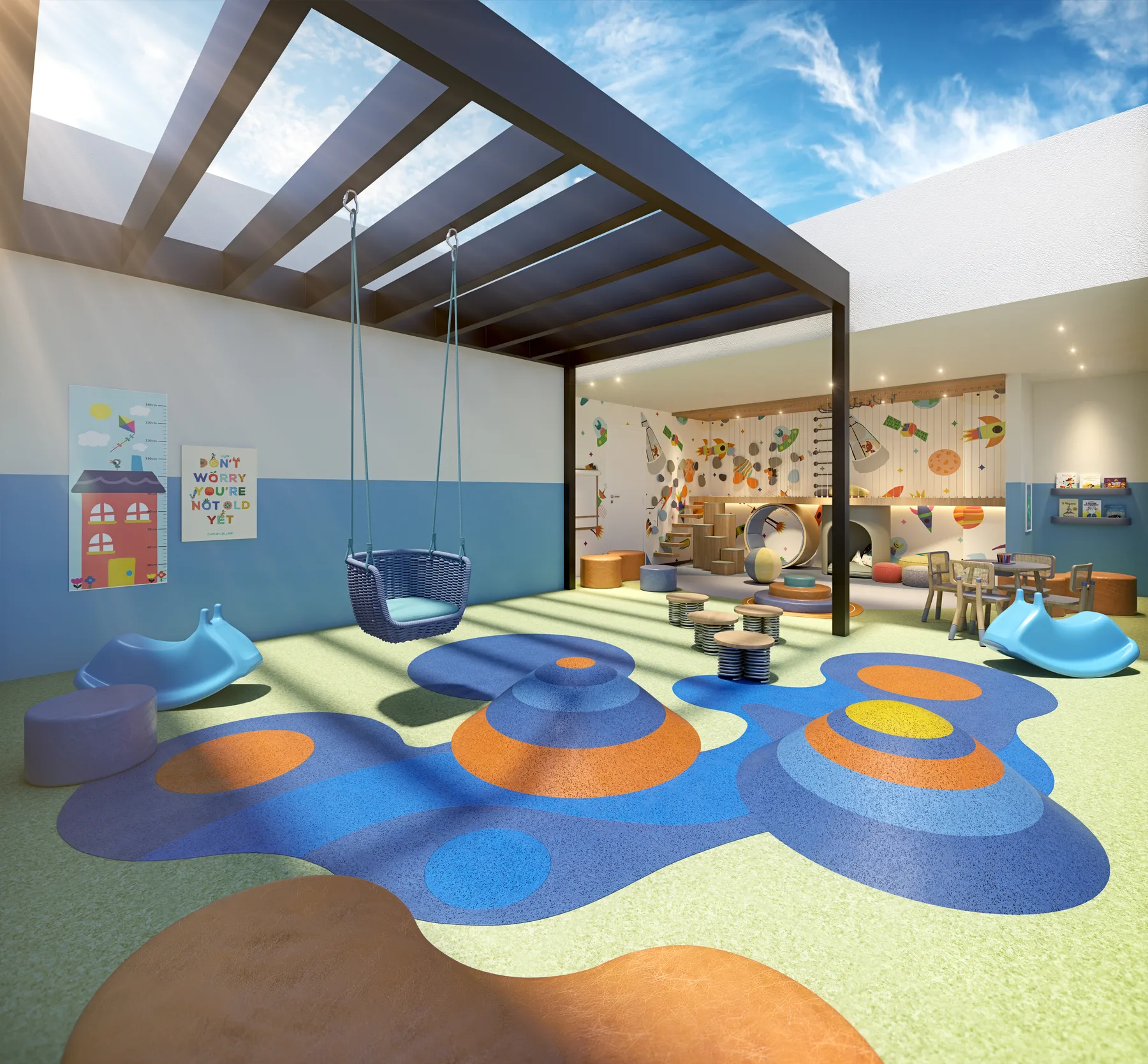 Playground do Sky Mário Guimarães em Nova Iguaçu