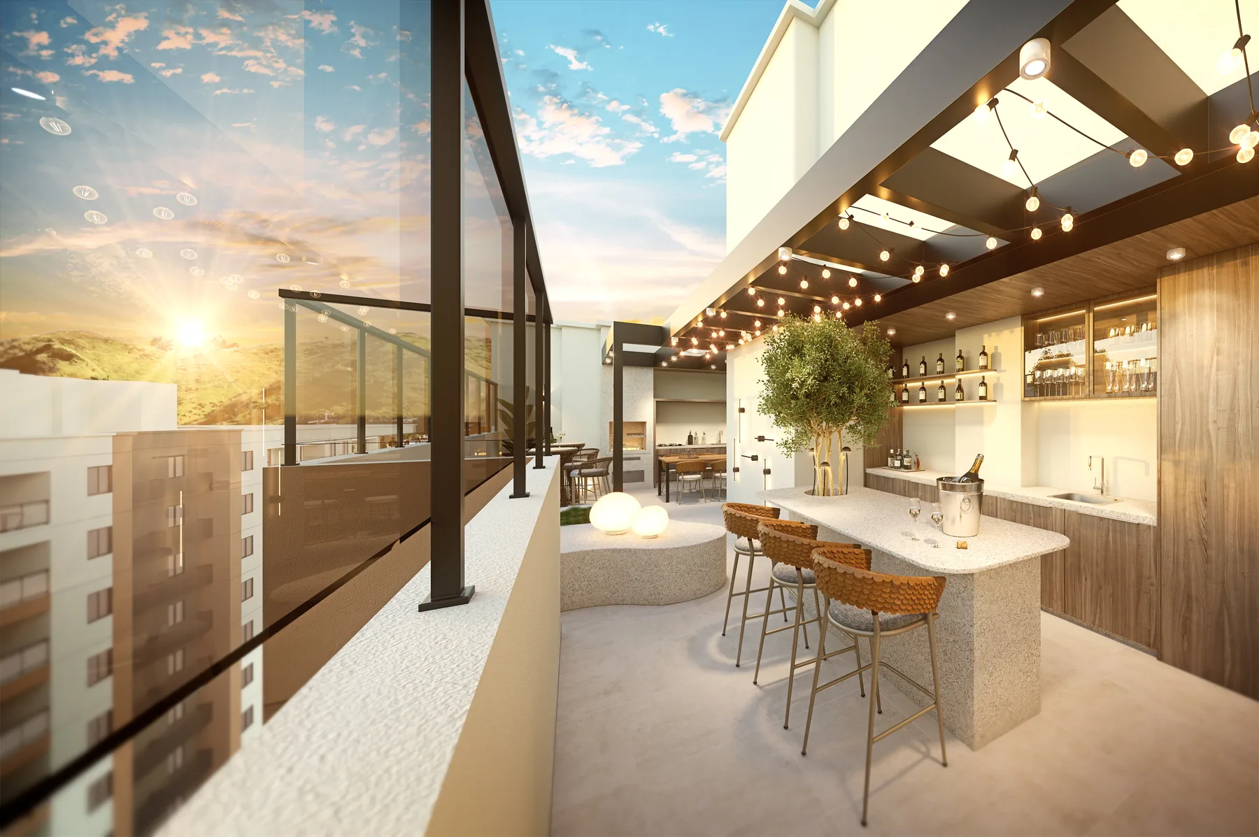 Skybar do Sky Mário Guimarães em Nova Iguaçu