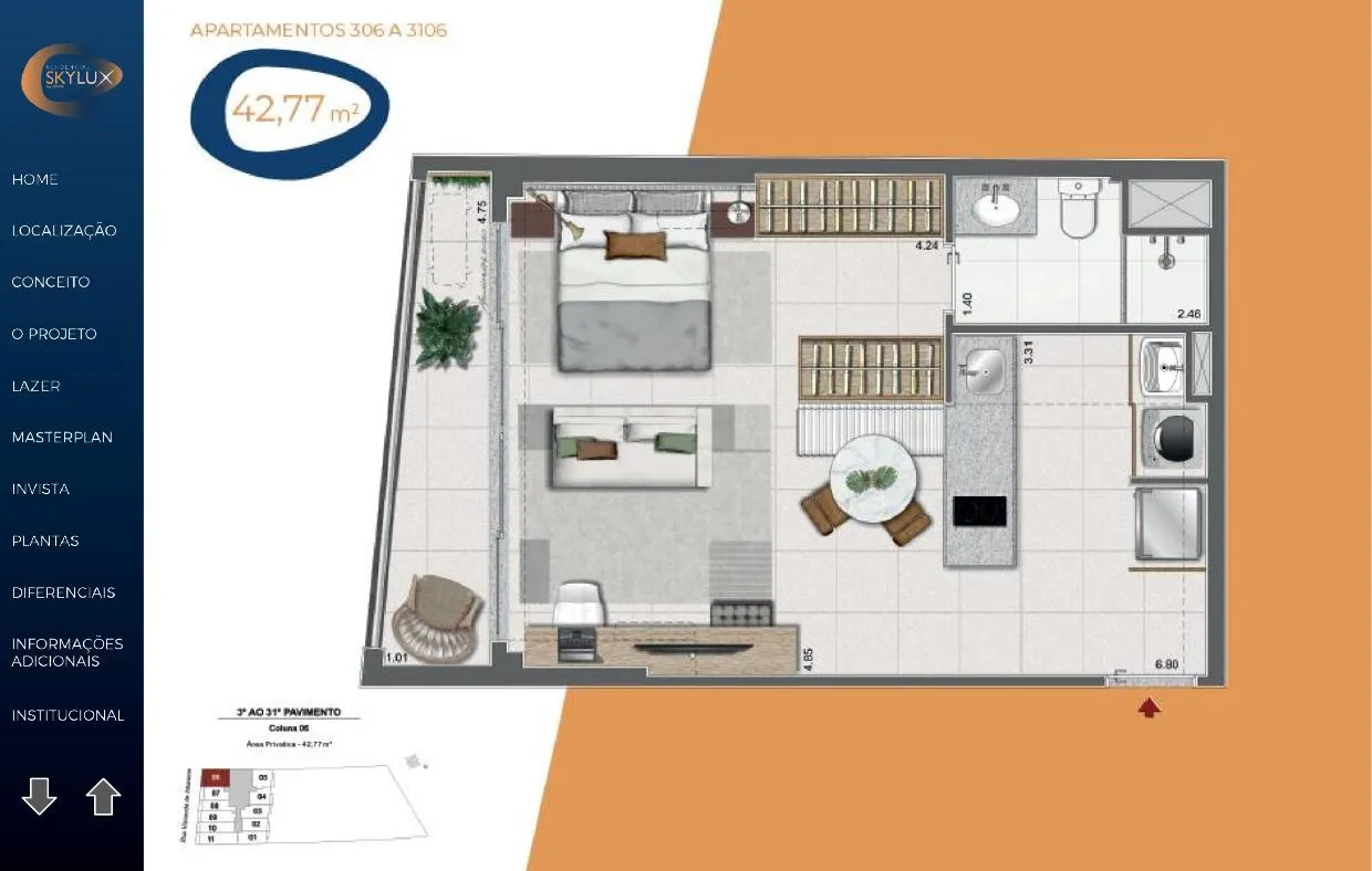 Planta do Skylux Tegra
