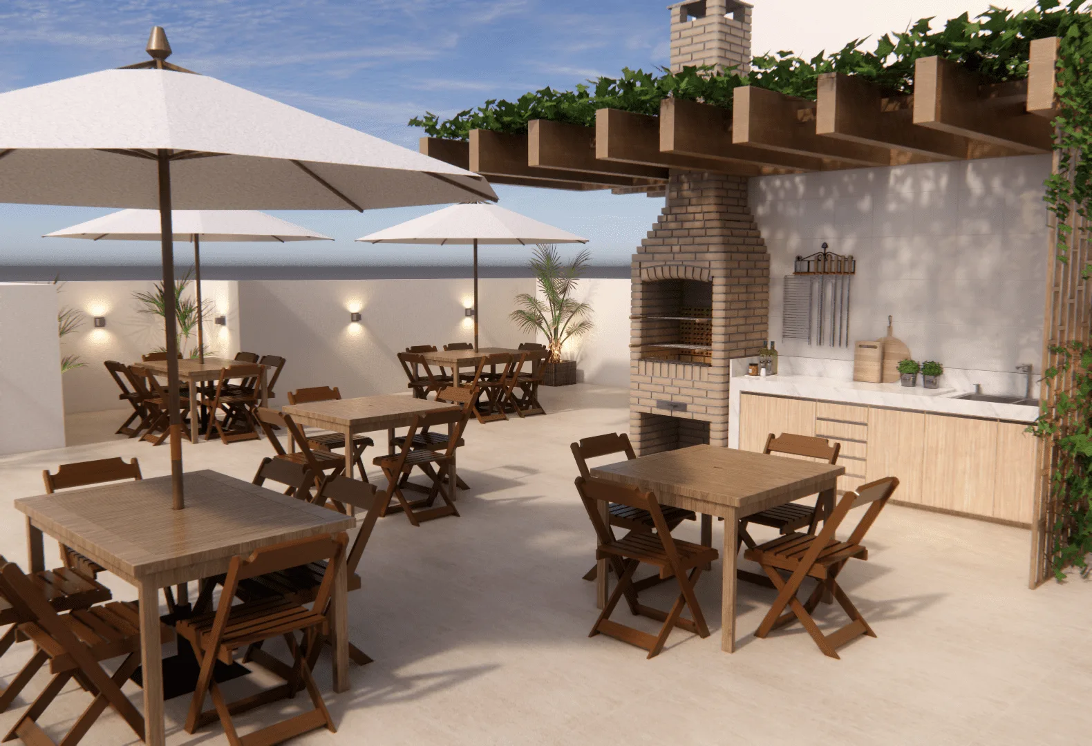 Área gourmet Star Residencial