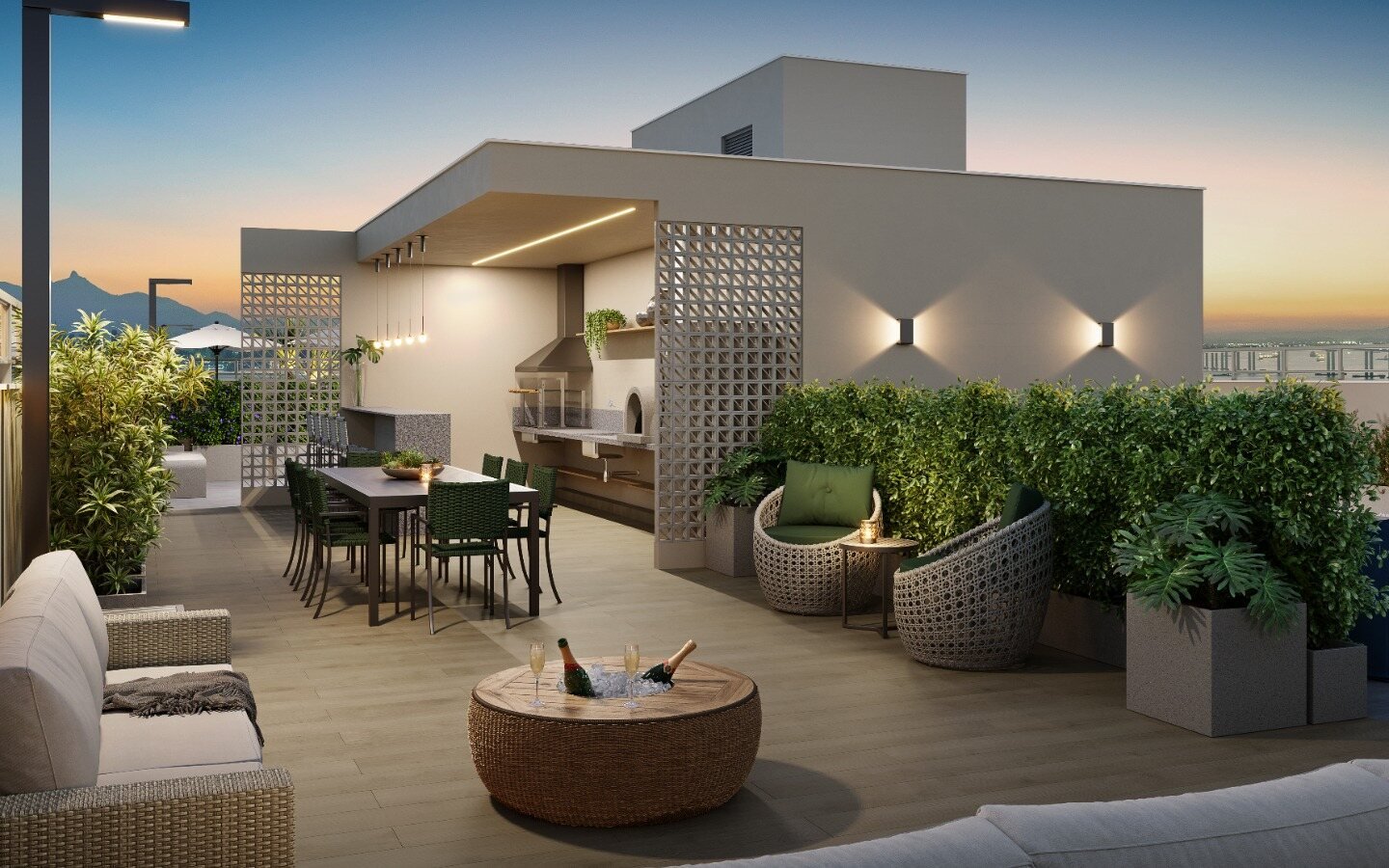 Rooftop gourmet