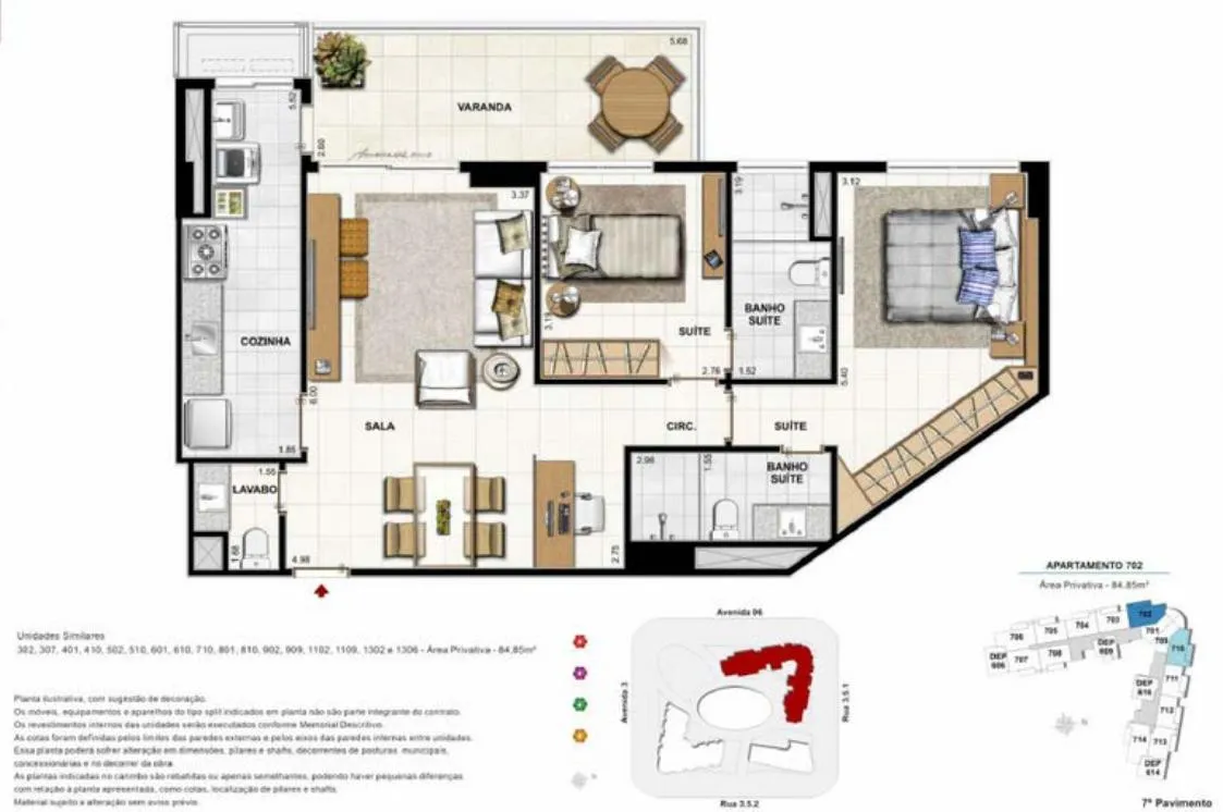 Planta do Union Home Barra