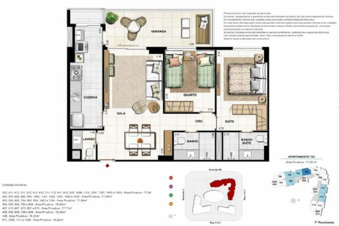 Planta do Union Home Barra