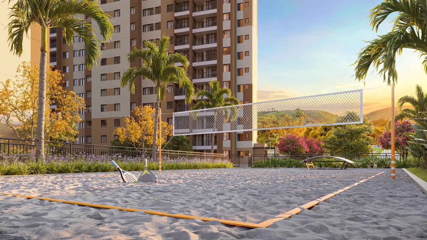 Quadra de areia do Uniq Condominio Clube - Direcional Uniq Condominio Clube - Foto 6