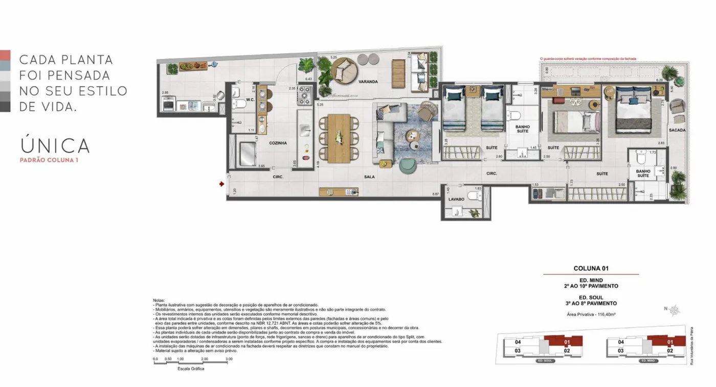 Planta do Volp 40 Botafogo