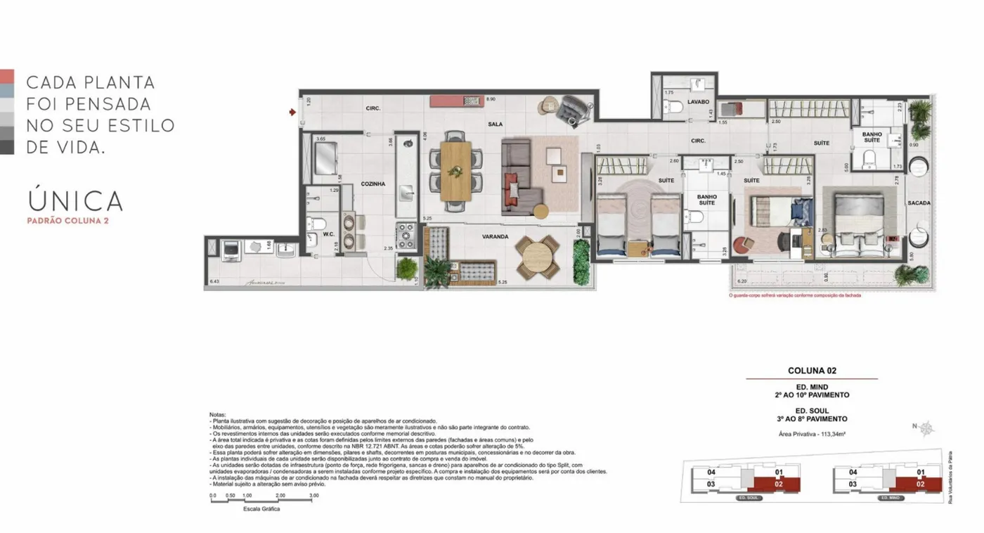 Planta do Volp 40 Botafogo