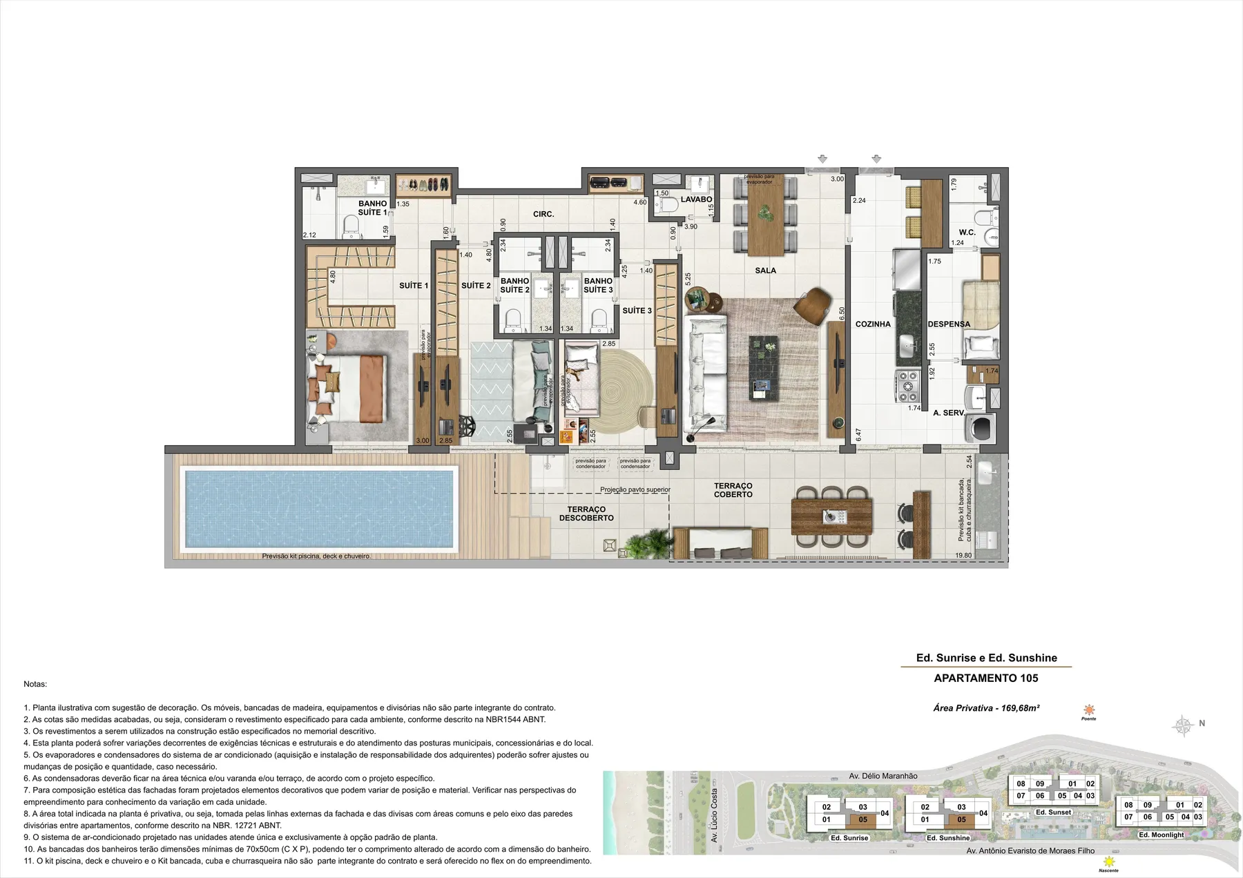 Planta do Wave by YOO: Planta 8