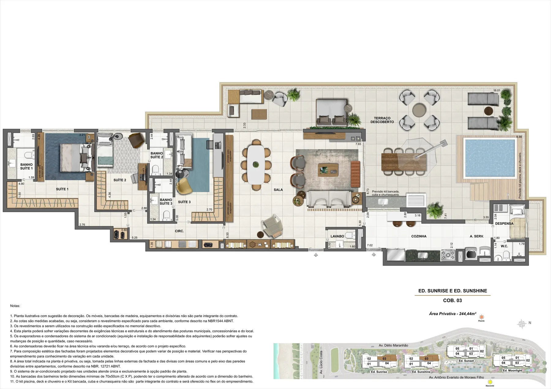 Planta do Wave by YOO: Planta 10