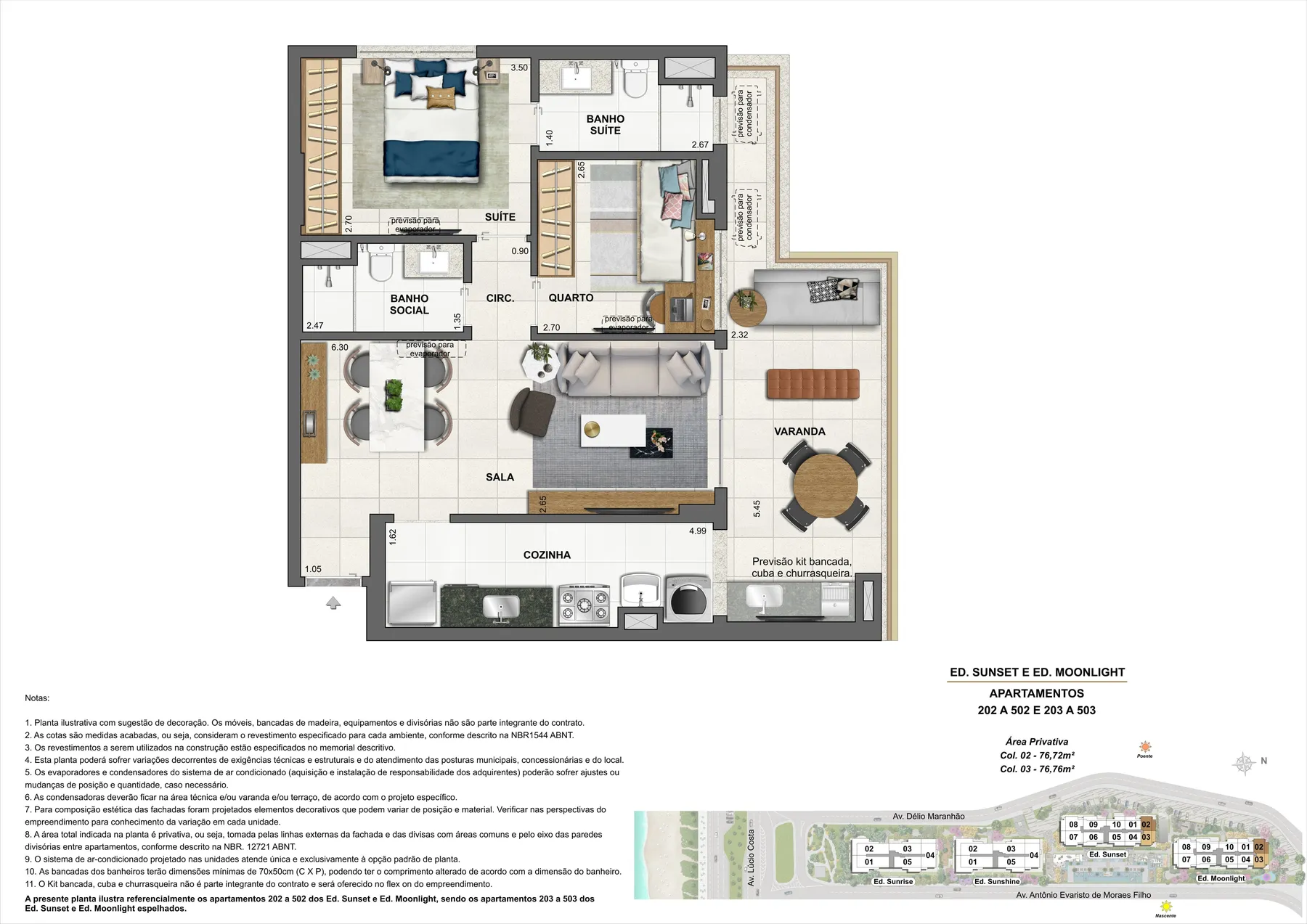 Planta do Wave by YOO: Planta 14