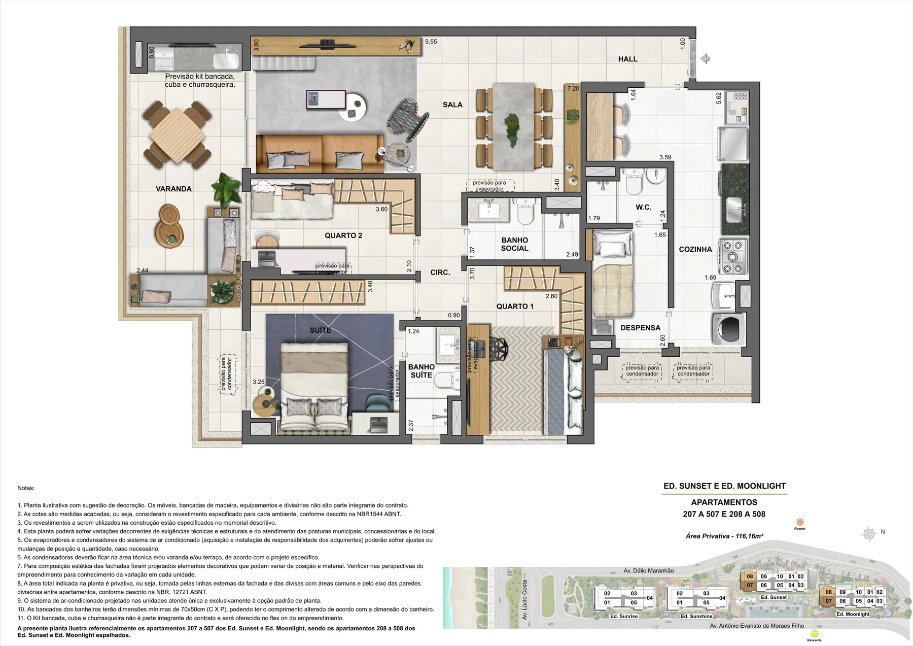 Planta do Wave by YOO: Planta 17
