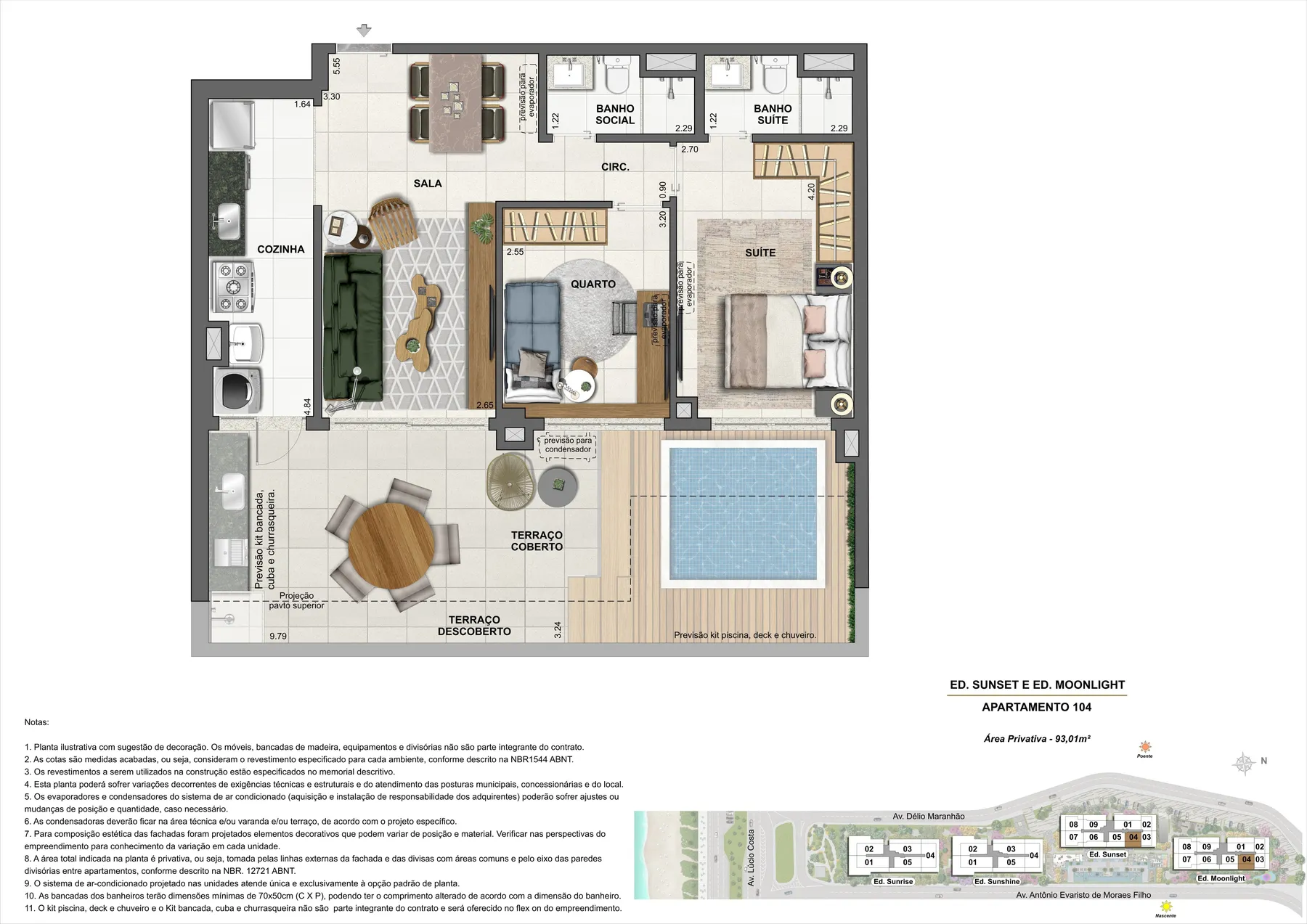 Planta do Wave by YOO: Planta 21